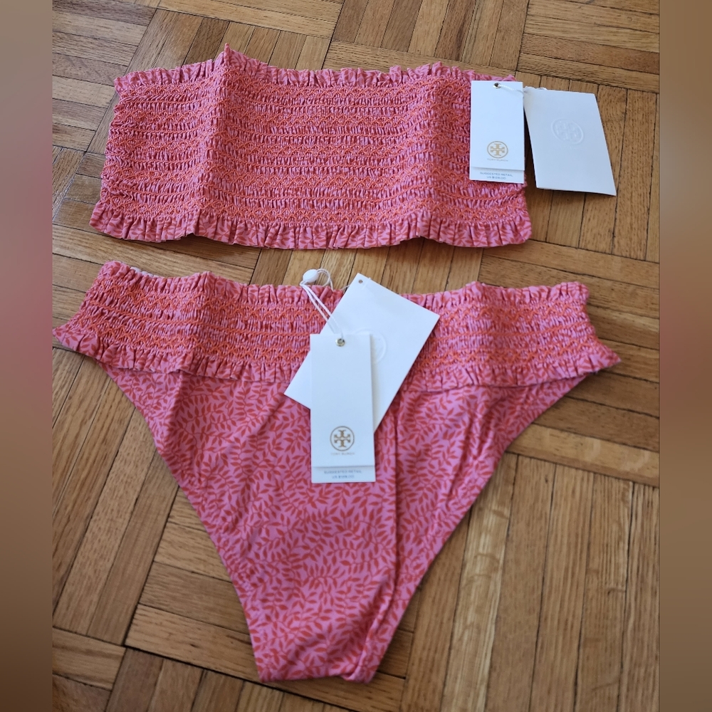 Brand new Tory Burch Costa two piece bikini